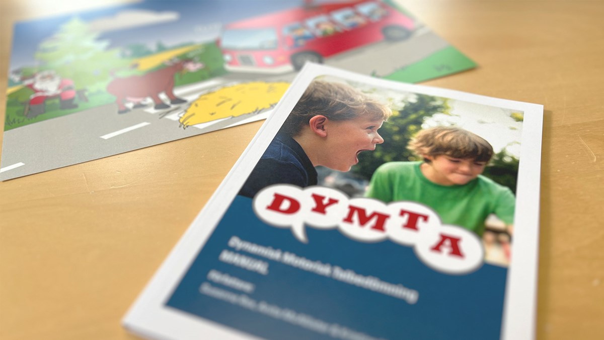 Manual till DYMTA och en temabild som tillhör testet