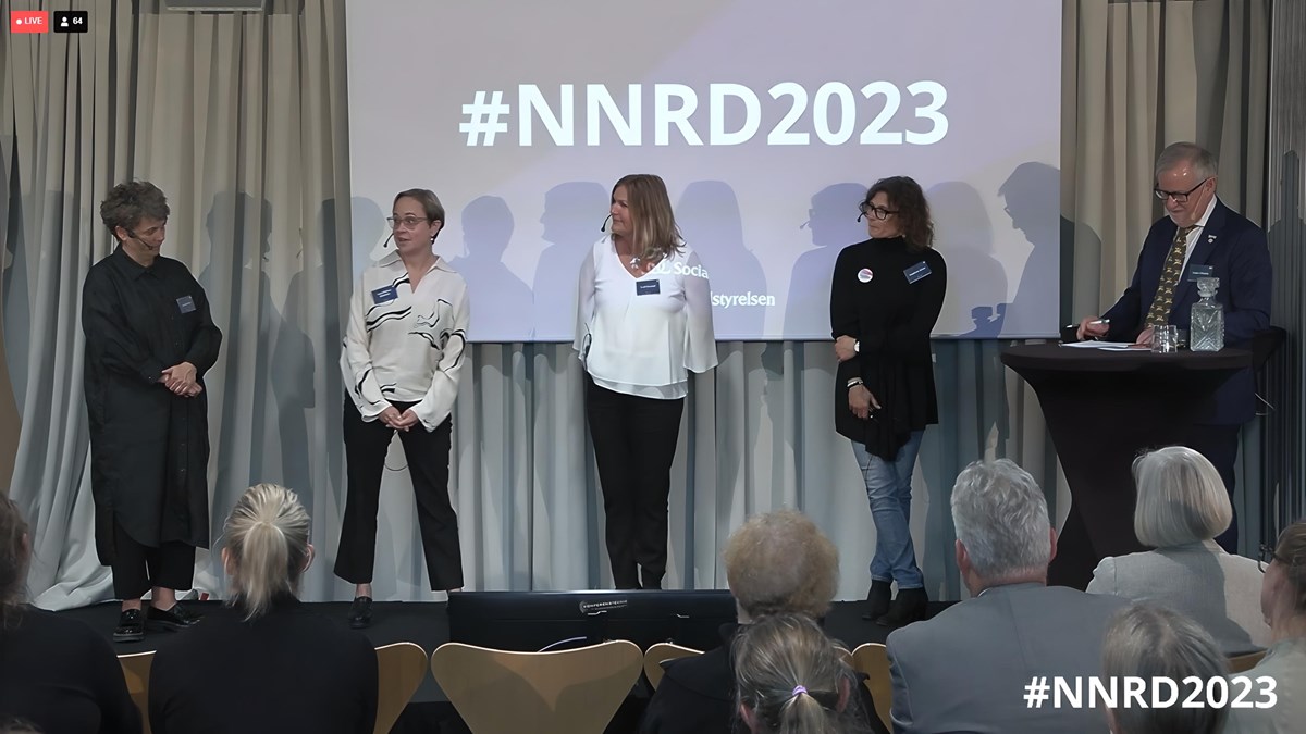 Panel discussion during the Nordic Conference on Rare Diseases