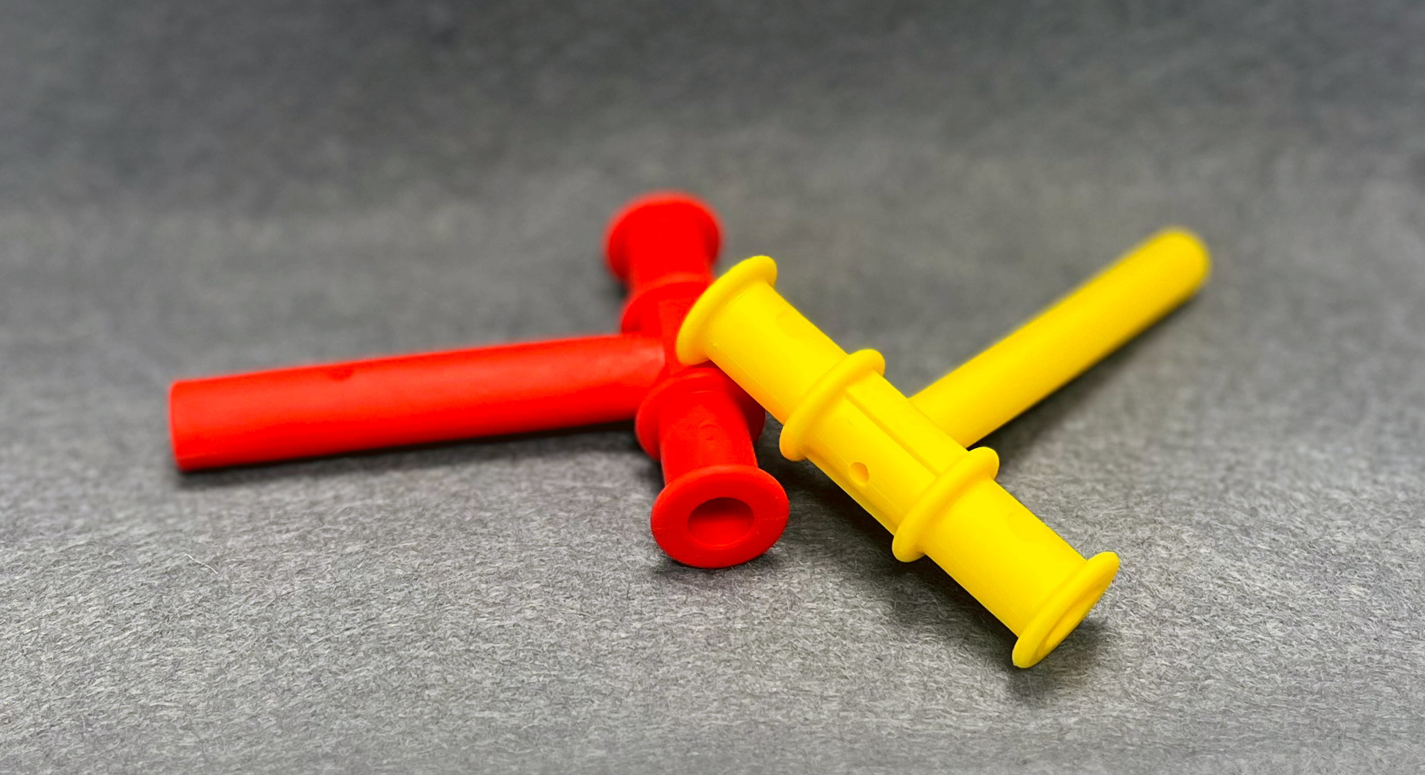 Chewy tube röd och gul