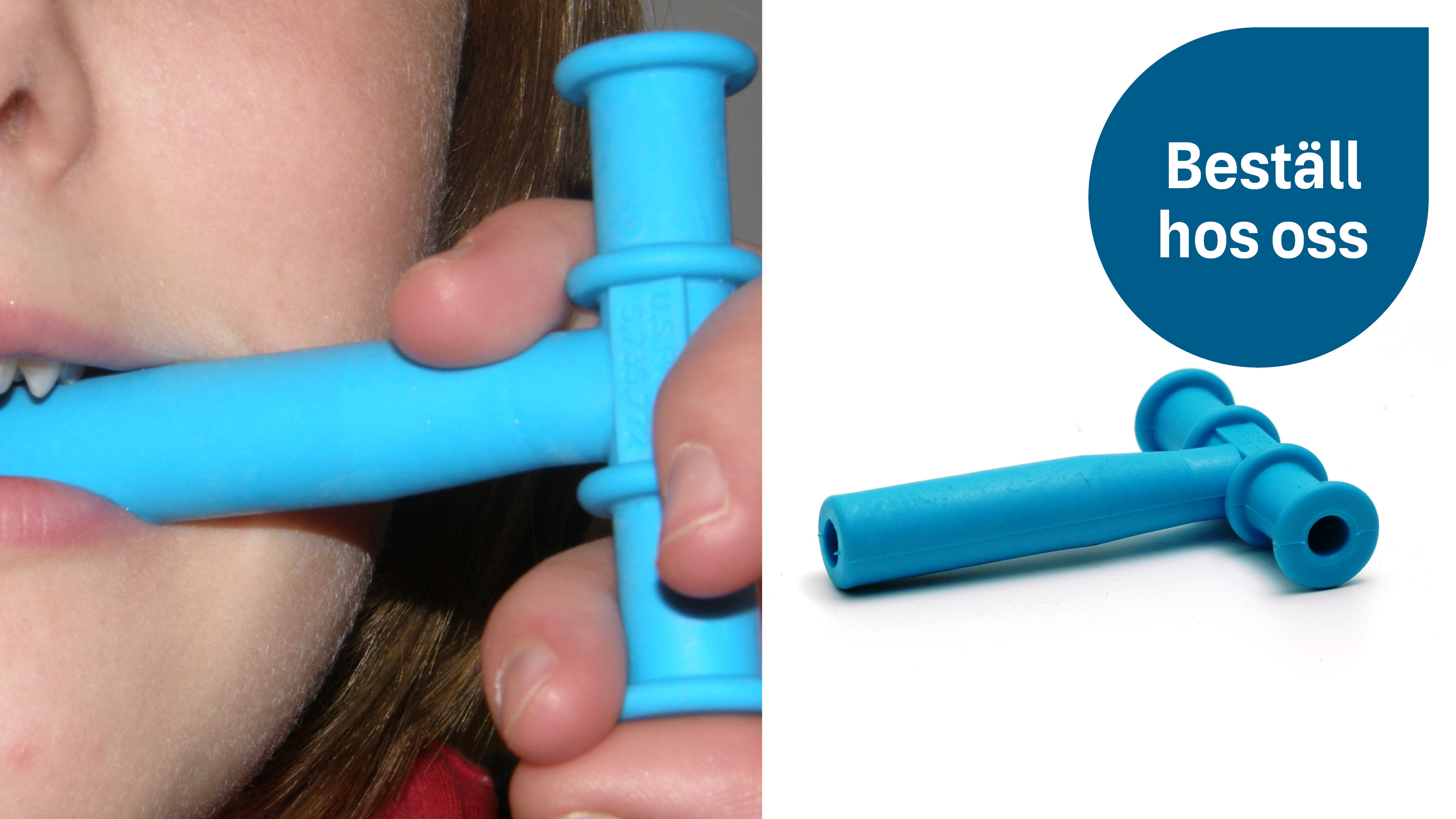 Chewy Tube Stor Blå