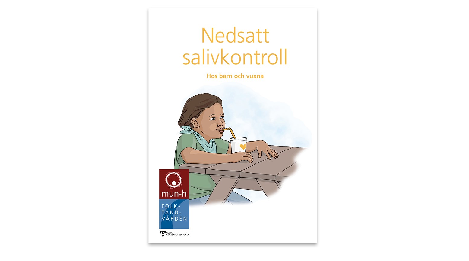 Omslagsbilden på skriften nedsatt salivkontroll. 