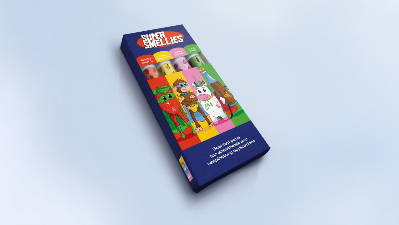 Super Smellies doftpennor. Pennor med doft, distraktion vid tandbehandling