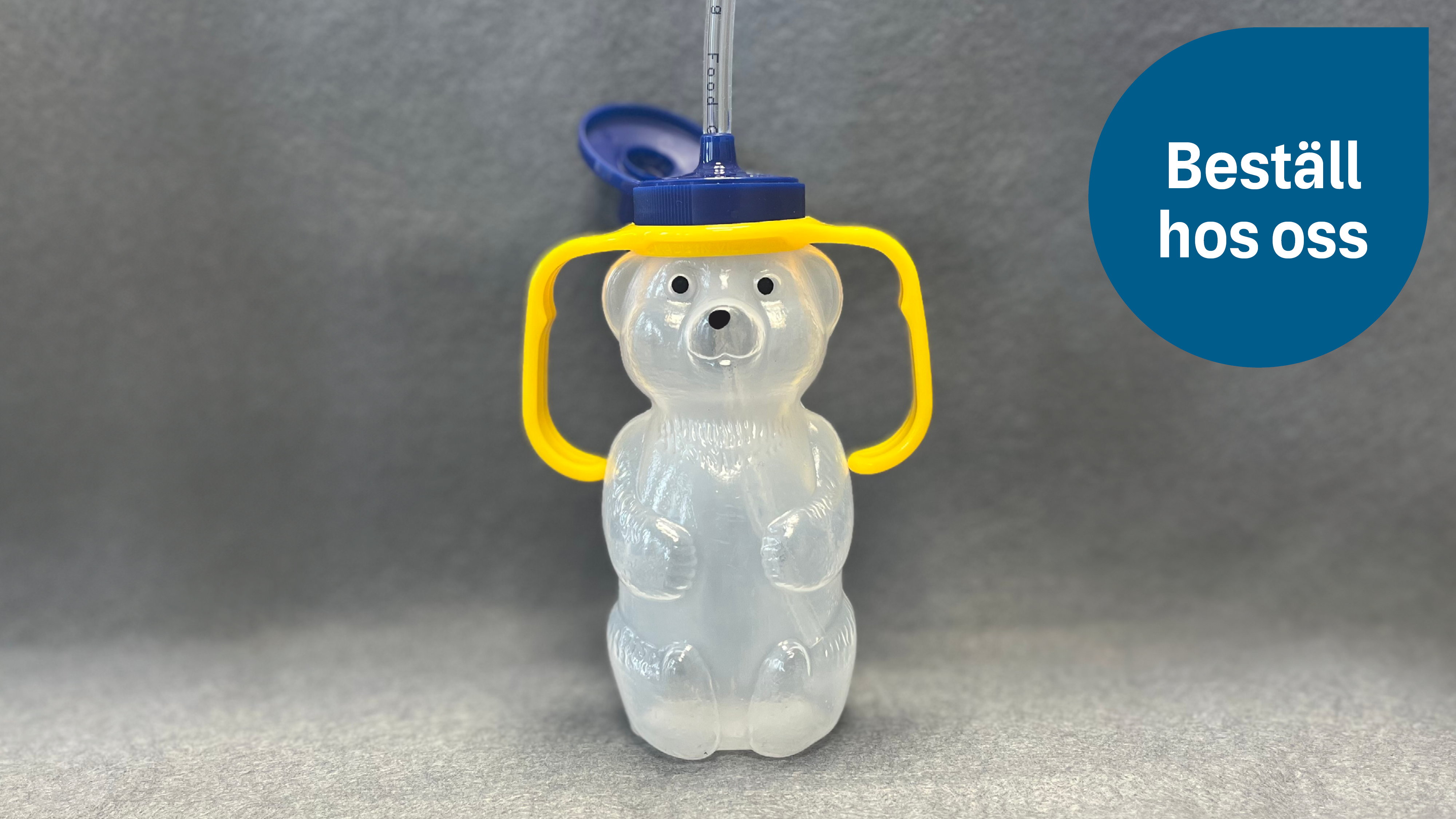 Beställ en sugrörsbjörn med böjligt sugrör