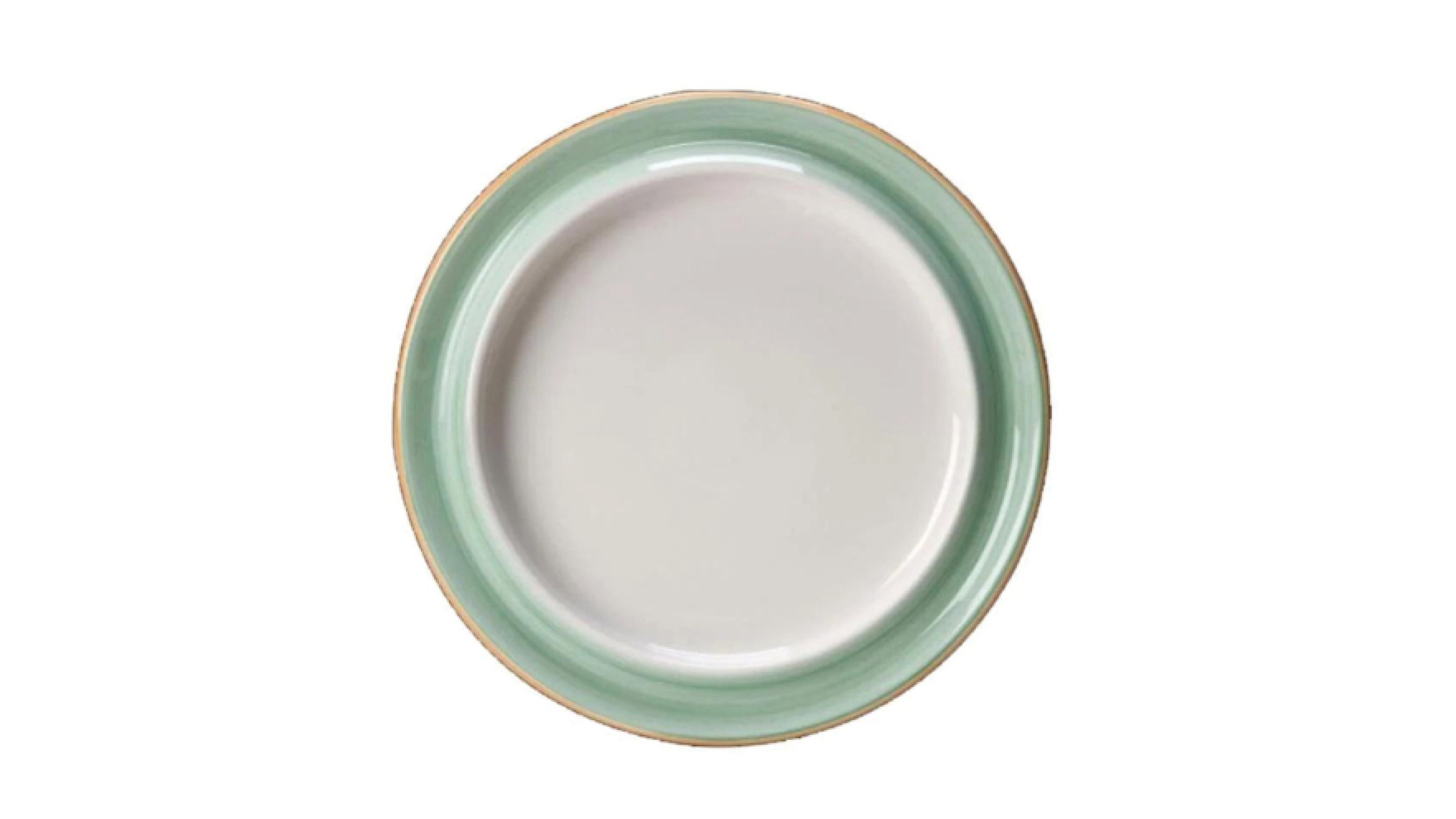 Porslinstallrik med kant